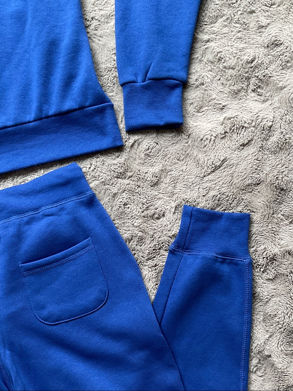 Kids Blue Hoodie & Jogger Set - Cozy Activewear - Picture 5 of 6